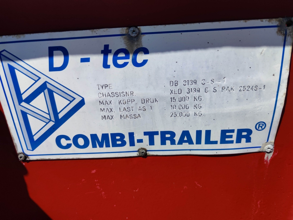 D-TEC COMBI DB 3139 C-S-1+3 SAF Trommelremmen - 1/2023 APK