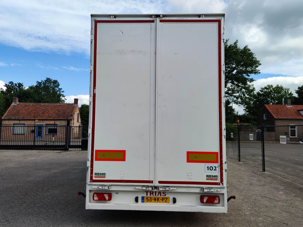 Trias 1 assige Huifzeil trailer - gegalvaniseerd - 2/2023 APK