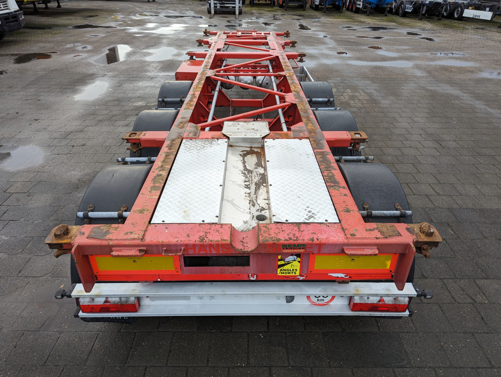 Turbo's Hoet SC33AA 3-Assen BPW - Lift Axle - DiscBrakes - 20/30 FT TANK/SWAP ContainerChassis